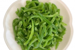 frozen green pepper strips