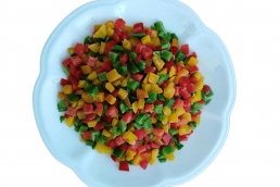 frozen mixed pepper dice